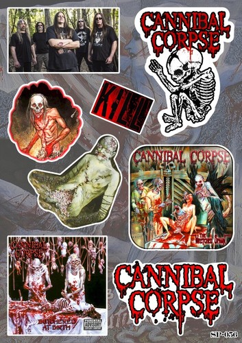Adesivi cadavere cannibale