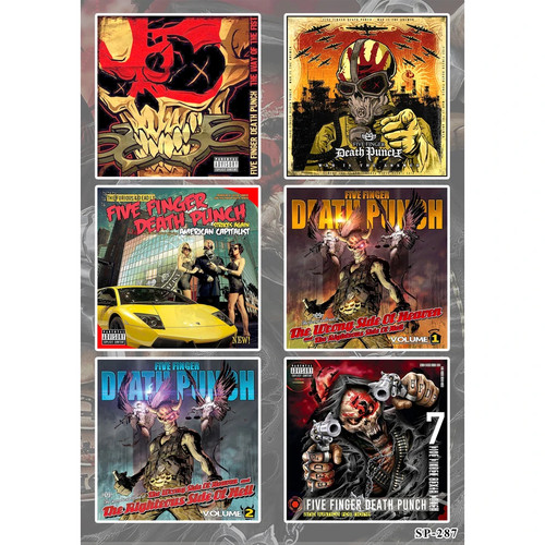 Adesivi five finger death - five,