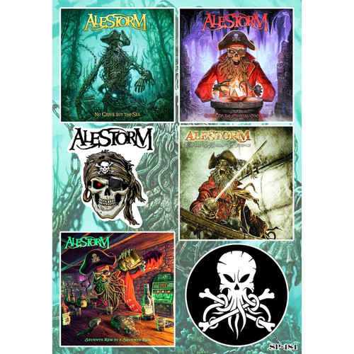Alestorm albums sticker pack - alestorm,