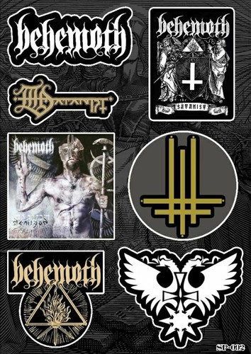 Confezione adesivi behemoth - adesivi,