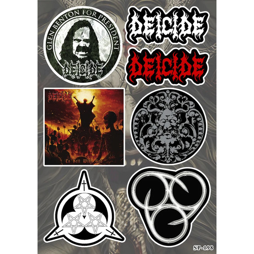 Confezione adesivi deicide - deicide, to