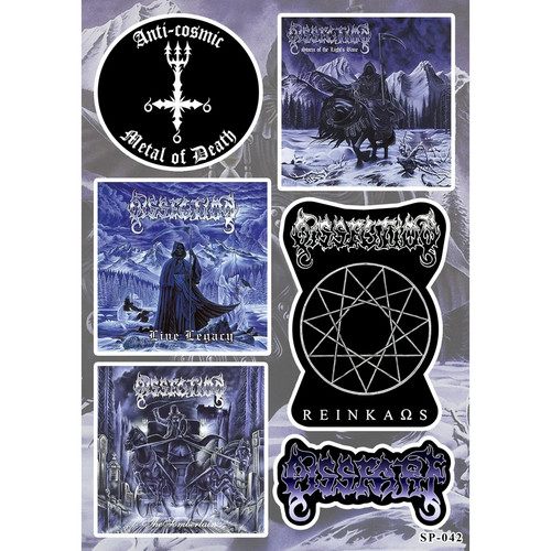 Dissection albums sticker pack - dissection,