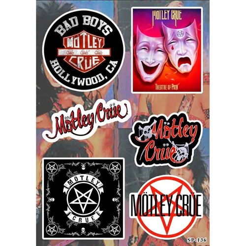 Confezione adesivi motley crue - confezione,